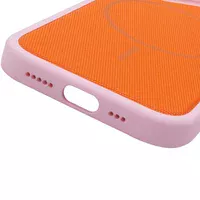 Чехол PC TechWoven Hybrid with MagSafe для Apple iPhone 16 Pro Max (6.9") Pink / Orange
