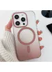 Чехол TPU+PC Shadow with MagSafe для Apple iPhone 16 Pro Max (6.9") Rose Gold