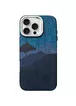 TPU чехол Pixel Craft with MagSafe для Apple iPhone 16 Pro Max (6.9") Mountain Blue