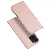 Чехол-книжка Dux Ducis с карманом для визиток для Apple iPhone 16 Pro Max (6.9") Rose Gold