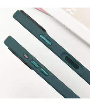 TPU+PC чохол Metal Buttons для Apple iPhone 16 Pro Max (6.9") Зелений