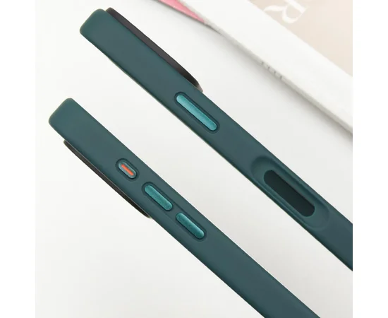 TPU+PC чохол Metal Buttons для Apple iPhone 16 Pro Max (6.9") Зелений