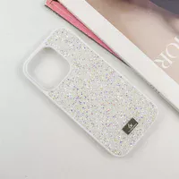TPU чехол Bling World Rock Diamond для Apple iPhone 16 Pro Max (6.9") Белый