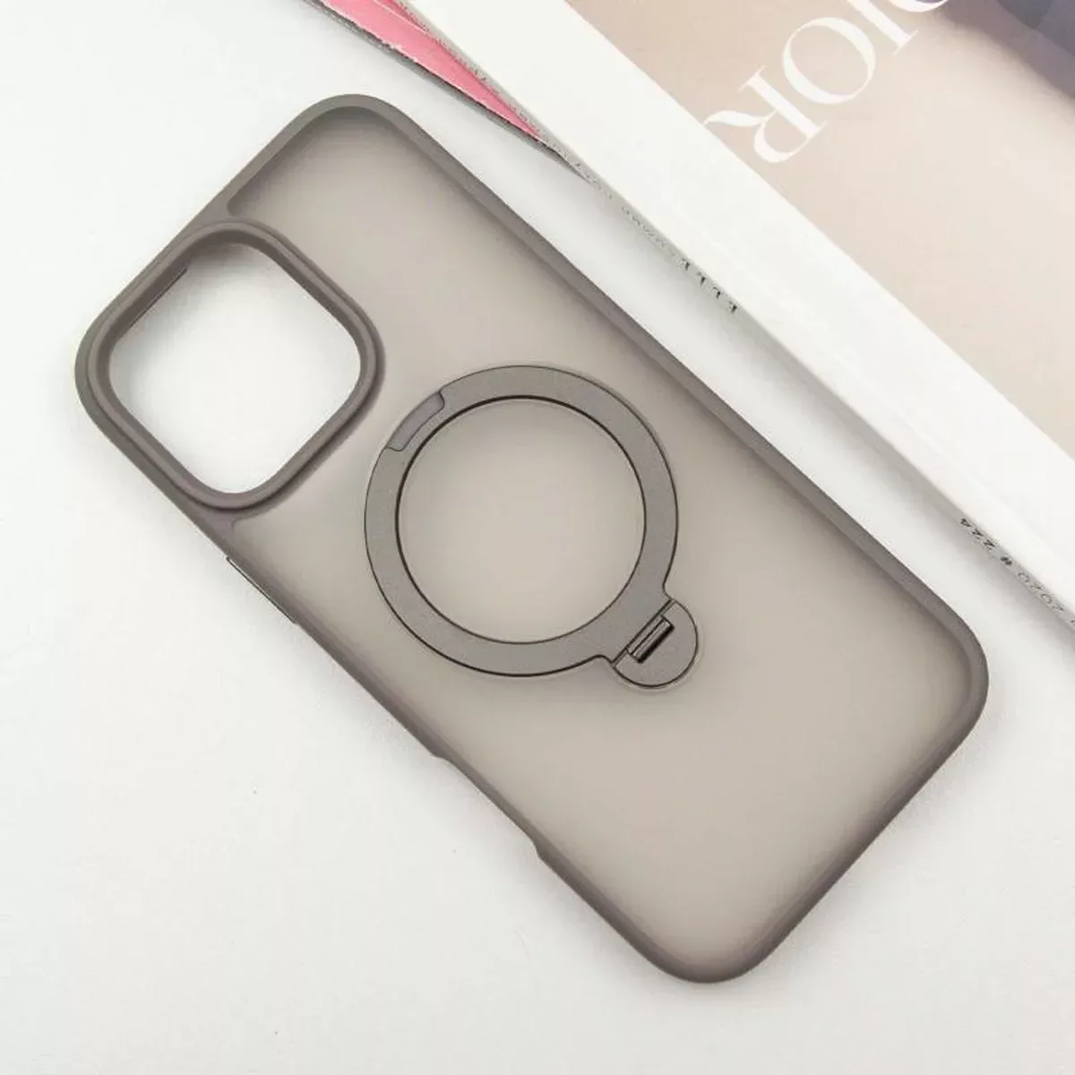 Чехол Ummi Colorful with MagSafe HQ Ring для Apple iPhone 16 Pro Max (6.9") Grey
