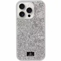 TPU чехол Bling World Rock Diamond для Apple iPhone 16 Pro Max (6.9") Серебряный