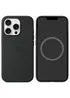 Чехол Silicone case (AAA) full with Magsafe and Animation для Apple iPhone 16 Pro Max (6.9") Black