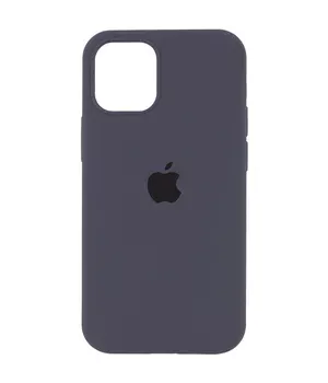 Чехол Silicone Case Full Protective (AA) для Apple iPhone 16 Pro Max (6.9") Серый / Dark Gray