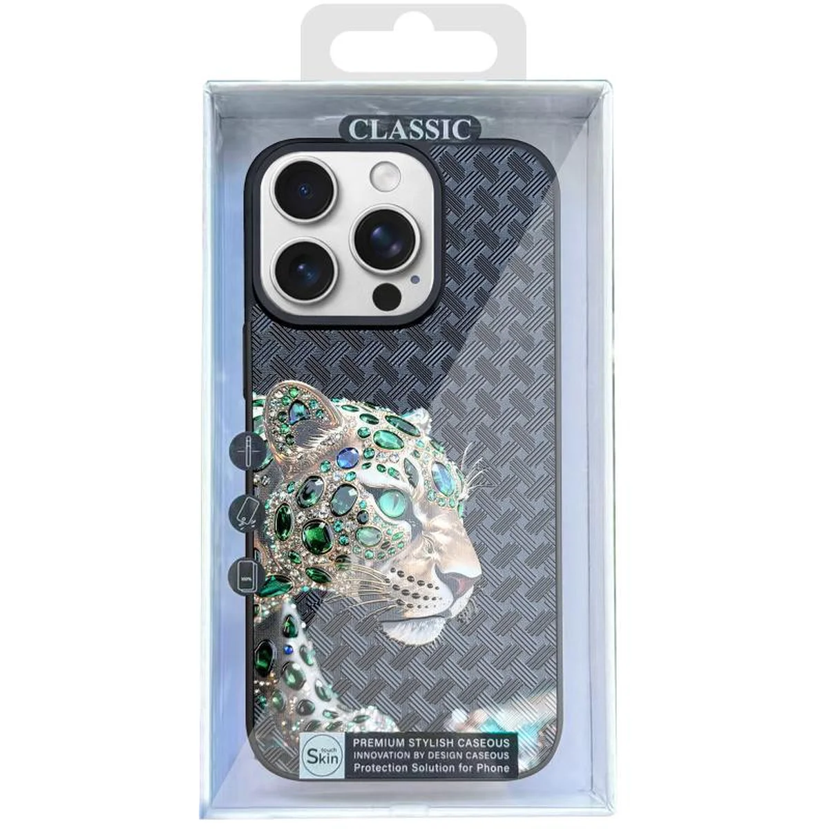 Чехол TPU+PC Crystal Hunt with MagSafe для Apple iPhone 16 Pro Max (6.9") Black