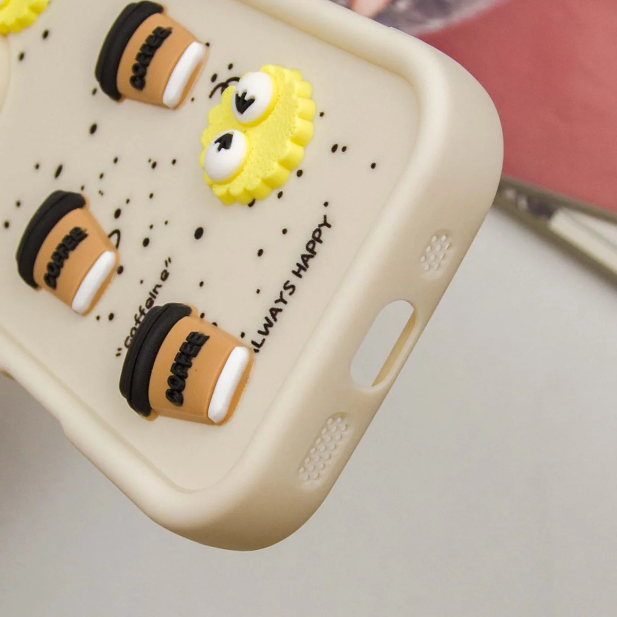 Чохол TPU Toys Case для Apple iPhone 16 Pro Max (6.9") Sand / Always Happy
