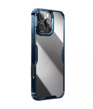 TPU чехол Nillkin Nature Pro Series для Apple iPhone 16 Pro Max (6.9") Синий (прозрачный)