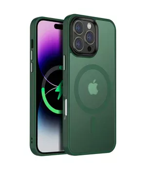 Чохол Ummi Colorful with MagSafe для Apple iPhone 16 Pro Max (6.9") Зелений / Dark Green