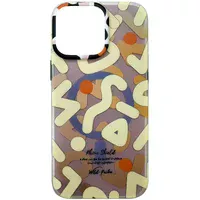 TPU чехол Pastel Chaos with MagSafe для Apple iPhone 16 Pro Max (6.9") Biege