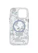 TPU+PC чехол Clear Garden with MagSafe для Apple iPhone 16 Pro Max (6.9") White Gardenia