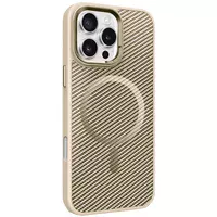 Чехол TPU+PC Carbon Mirage with MagSafe для Apple iPhone 16 Pro Max (6.9") Antique White