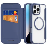 Чехол-книжка Dux Ducis Skin X Pro with MagSafe для Apple iPhone 16 Pro (6.3") Blue