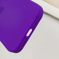 Чохол Silicone Case Full Protective (AA) для Apple iPhone 16 Pro (6.3") Фіолетовий / Ultra Violet