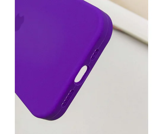 Чехол Silicone Case Full Protective (AA) для Apple iPhone 16 Pro (6.3") Фиолетовый / Ultra Violet