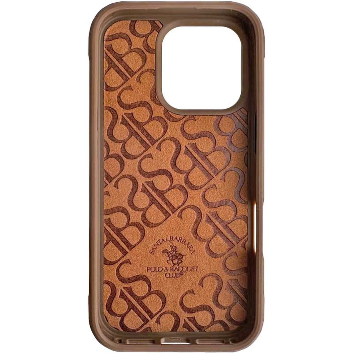 Шкіряний чохол Polo Santa Barbara Isaac для iPhone 16 Pro (6.3") Champagne gold