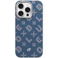 TPU+PC чехол Blueo Gilded Tactile Woven with MagSafe для Apple iPhone 16 Pro (6.3") Blue