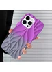 TPU чехол Leaf для Apple iPhone 16 Pro (6.3") Violet / Grey