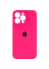 Чохол Silicone Case Full Camera Protective (AA) Apple iPhone 16 Pro (6.3") Рожевий / Barbie pink