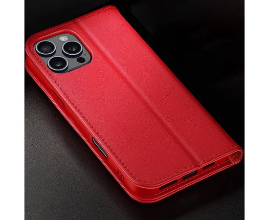Чехол-книжка Dux Ducis Hivo для Apple iPhone 16 Pro (6.3") Red