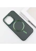 Шкіряний чохол SnapCase with MagSafe для Apple iPhone 16 Pro (6.3") Green