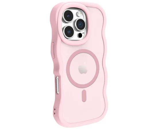 Чехол TPU+PC Undine with MagSafe для Apple iPhone 16 Pro (6.3") Pink