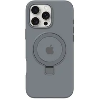 Чохол Silicone Case Full Protective with Ring для Apple iPhone 16 Pro (6.3") Grey