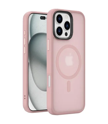 Чохол Ummi Colorful with MagSafe для Apple iPhone 16 Pro (6.3") Рожевий / Pink