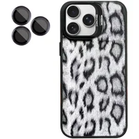 Чехол TPU+PC Wild Leopard with MagSafe and Lens для Apple iPhone 16 Pro (6.3") Black