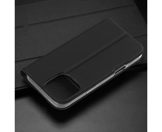 Чохол-книжка Dux Ducis з кишенею для візиток для Apple iPhone 16 Pro (6.3") Чорний