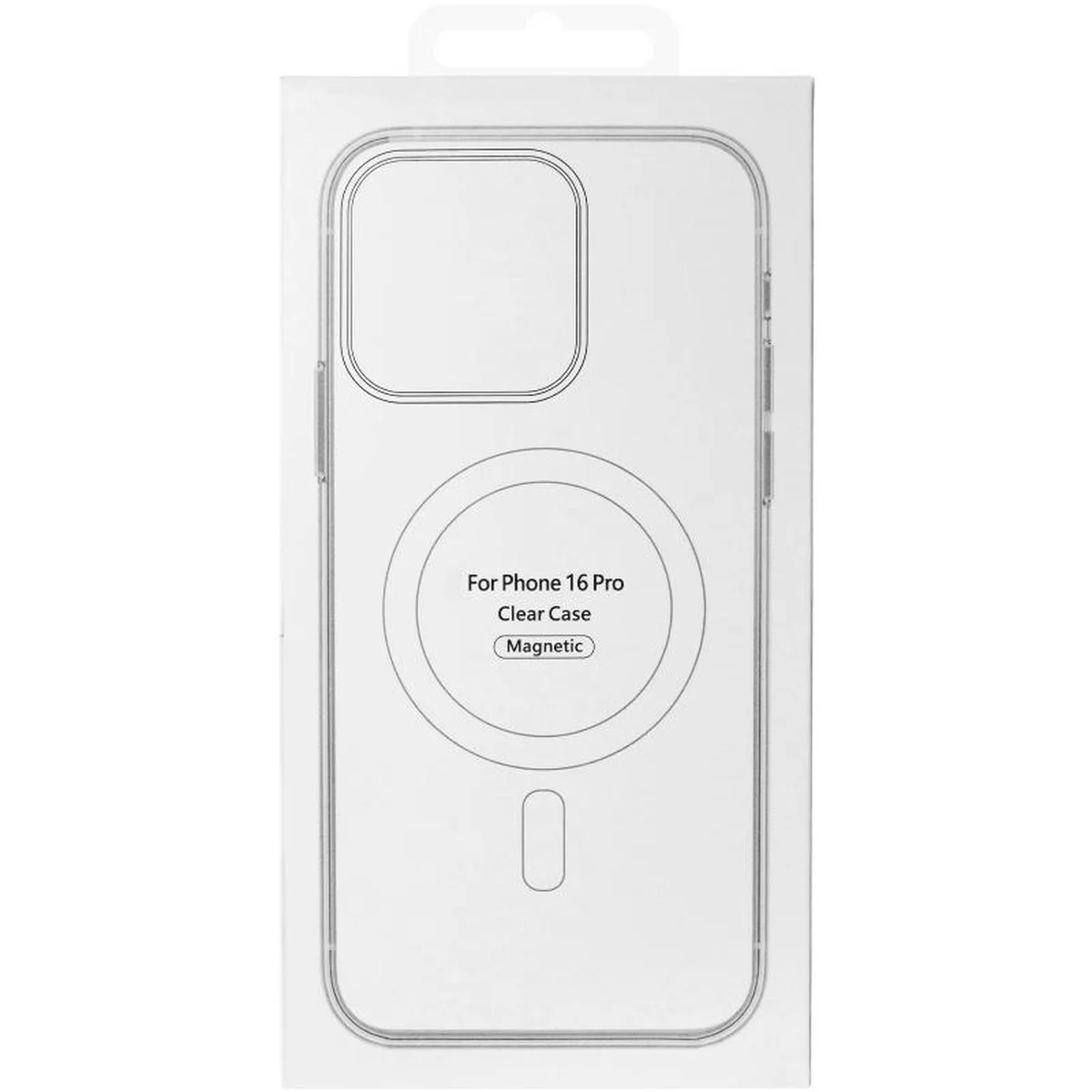 TPU+PC чехол Clear Garden with MagSafe для Apple iPhone 16 Pro (6.3") Blue Blossom