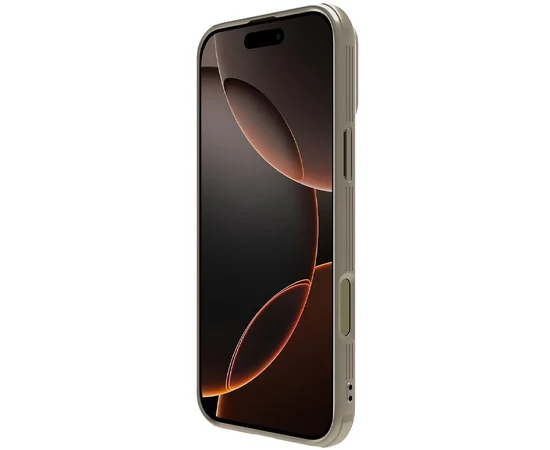 Карбоновая накладка Nillkin CamShield Pro для Apple iPhone 16 Pro (6.3") Gold