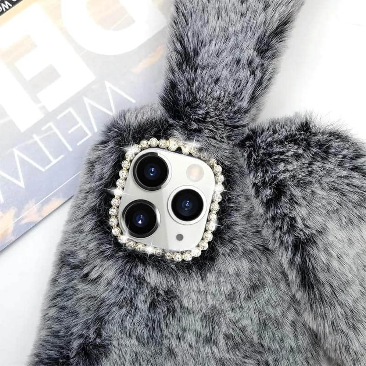 Чехол TPU Rabbit для Apple iPhone 16 Pro (6.3") Grey