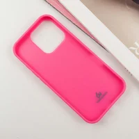 TPU чехол Bling World Rock Diamond для Apple iPhone 16 Pro (6.3") Ярко-розовый 