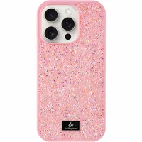 TPU чехол Bling World Rock Diamond для Apple iPhone 16 Pro (6.3") Розовый
