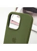 Чохол Silicone Case Full Protective (AA) для Apple iPhone 16 Pro (6.3") Зелений / Dark Olive