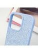 TPU чехол Bling World Rock Diamond для Apple iPhone 16 Pro (6.3") Голубой