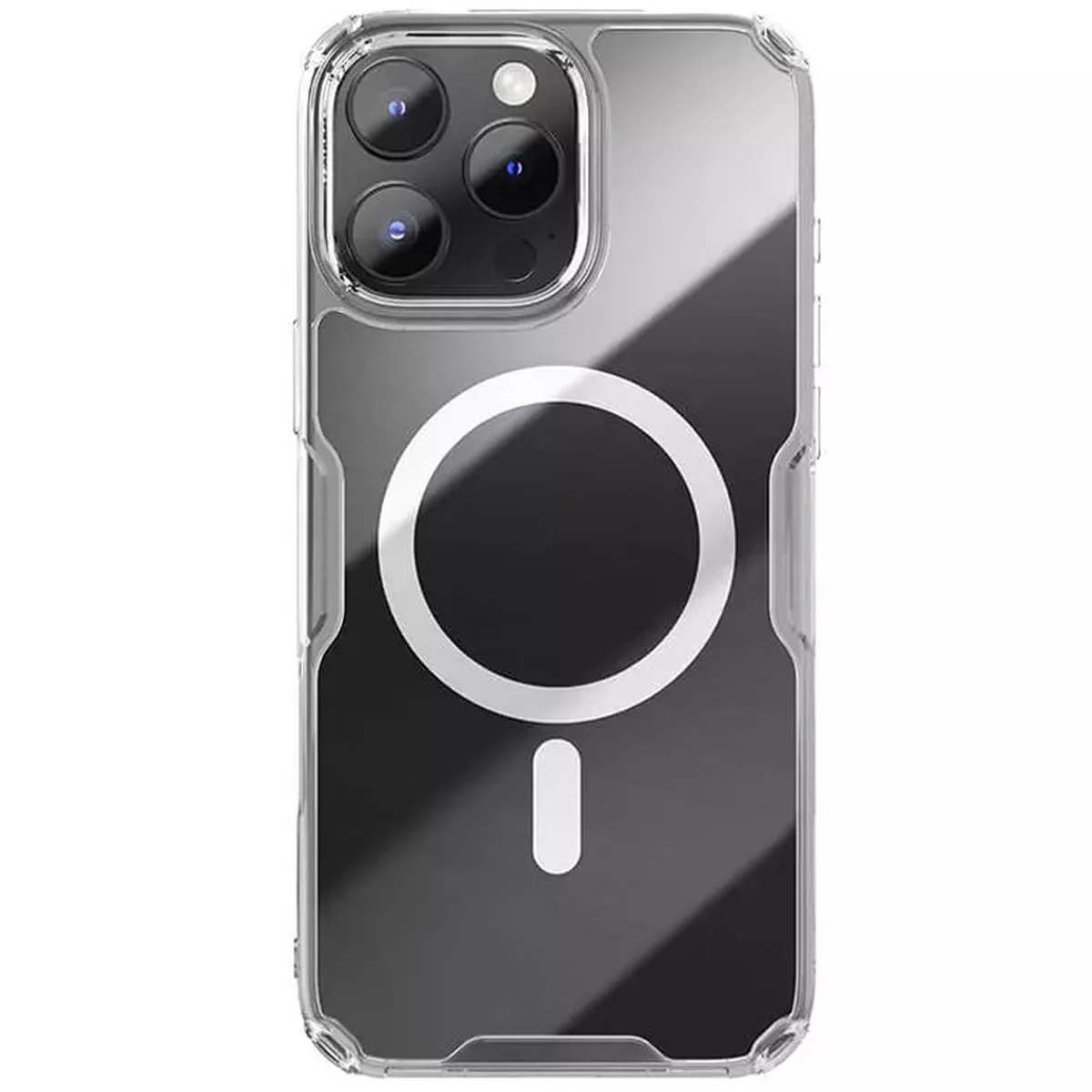 TPU чохол Nillkin Nature Pro Magnetic для Apple iPhone 16 Pro (6.3") Безбарвний (прозорий)