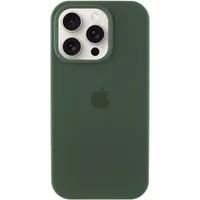 Чохол Silicone Case Full Protective (AA) для Apple iPhone 16 Pro (6.3") Зелений / Cyprus Green
