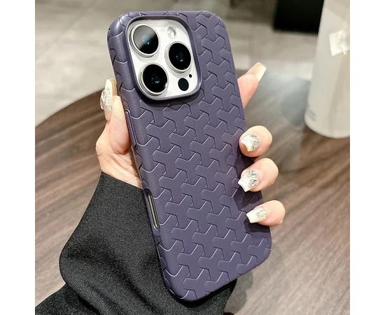 Чехол TPU Weaving для Apple iPhone 16 Pro (6.3") Purple