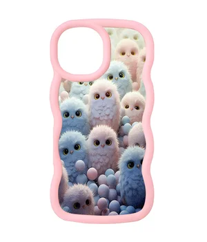 Чехол TPU Cloudy Pictures для Apple iPhone 16 Pro (6.3") Owls