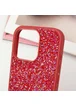 TPU чехол Bling World Rock Diamond для Apple iPhone 16 Pro (6.3") Красный