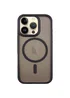 TPU+PC чехол Metal Buttons with MagSafe для Apple iPhone 16 Pro (6.3") Черный