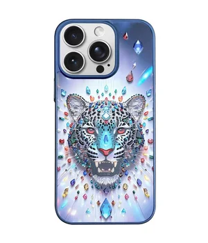 Чохол TPU+PC Crystal Hunt with MagSafe для Apple iPhone 16 Pro (6.3") Blue