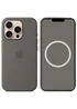 Чехол Silicone case (AAA) full with Magsafe and Animation для Apple iPhone 16 Pro (6.3") Stone Grey