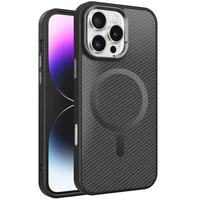 Чехол TPU+PC Carbon Mirage with MagSafe для Apple iPhone 16 Pro (6.3") Black