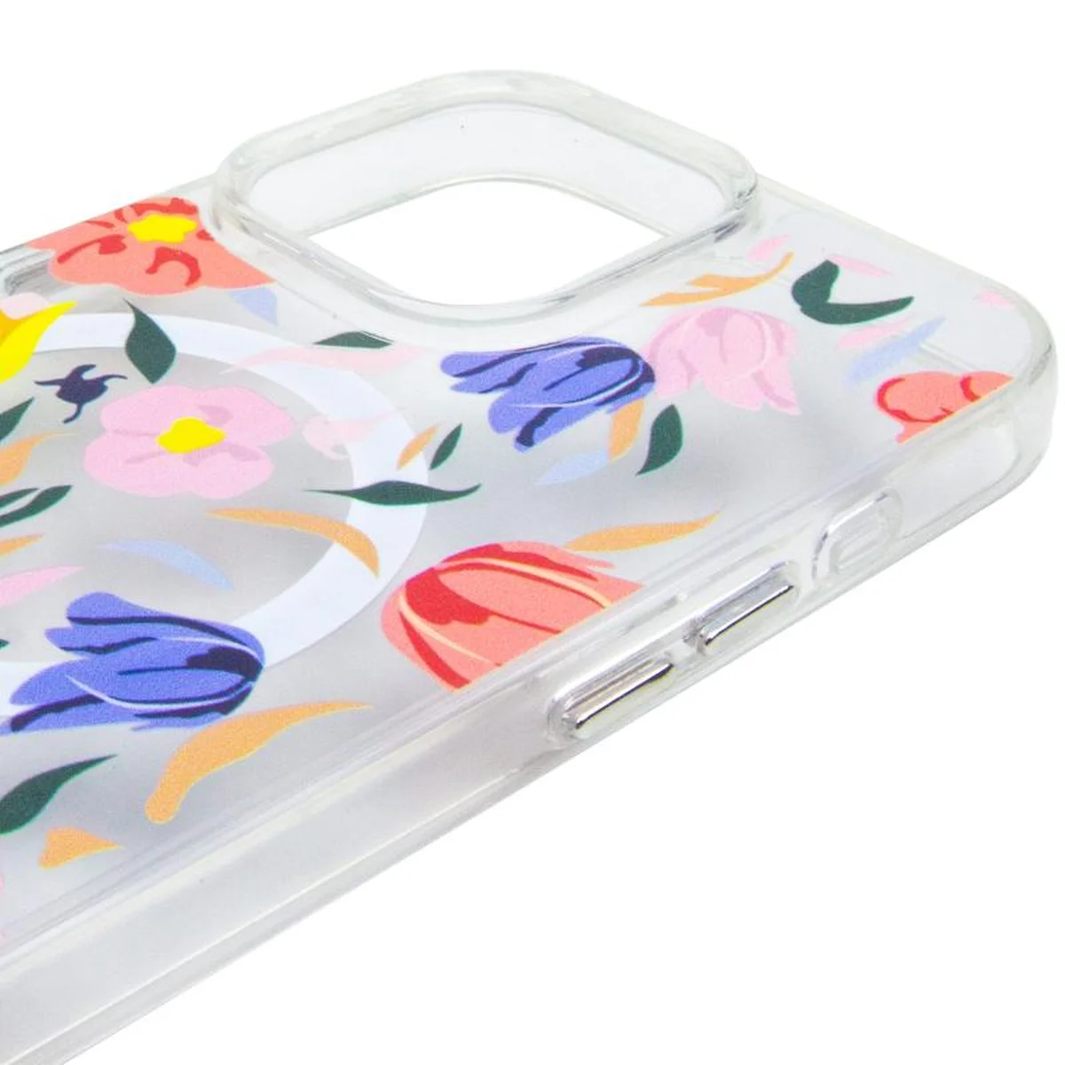 TPU+PC чехол Clear Garden with MagSafe для Apple iPhone 16 Pro (6.3") Tropical Art