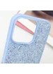 TPU чехол Bling World Rock Diamond для Apple iPhone 16 Pro (6.3") Голубой